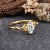 Dazzling Marquise Lab Diamond Engagement Ring